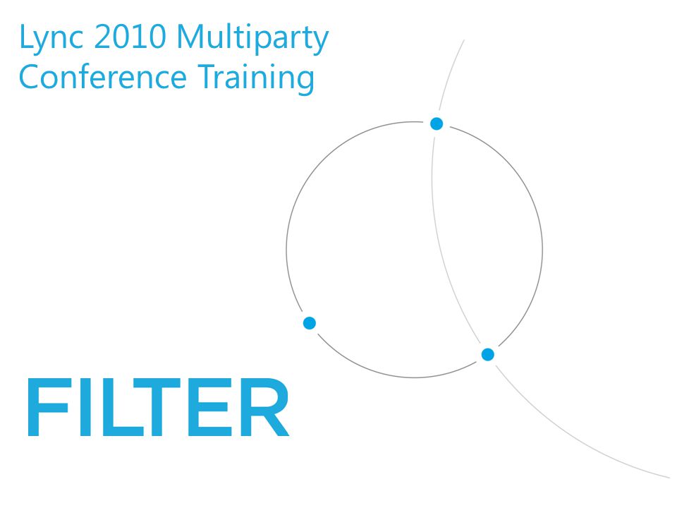 Lync 2010 Multiparty Conference Training