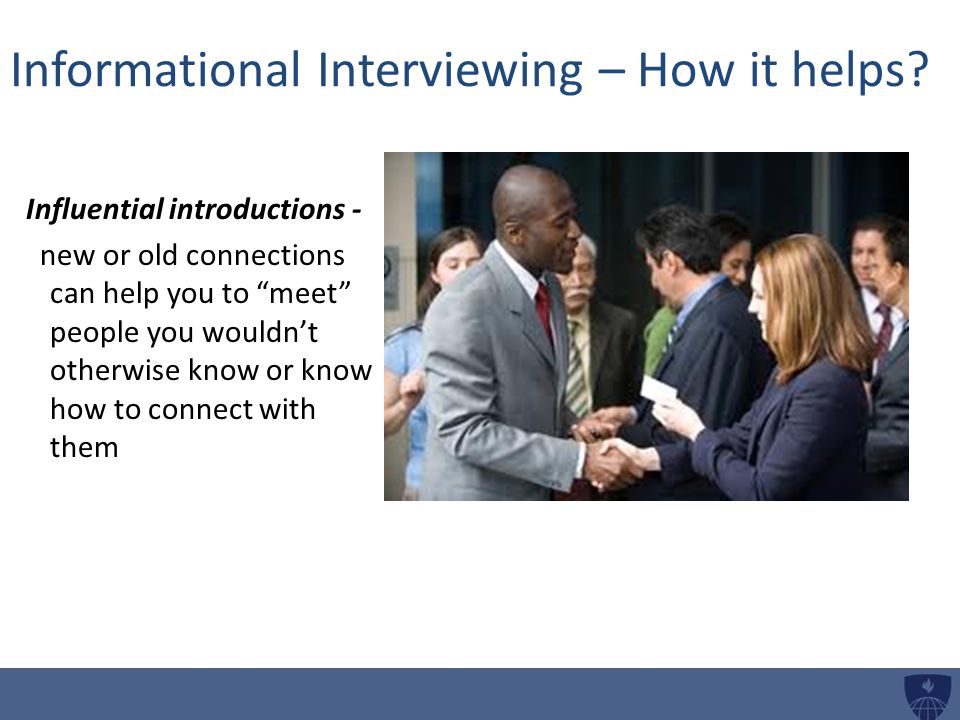 Informational Interviewing – How it helps.