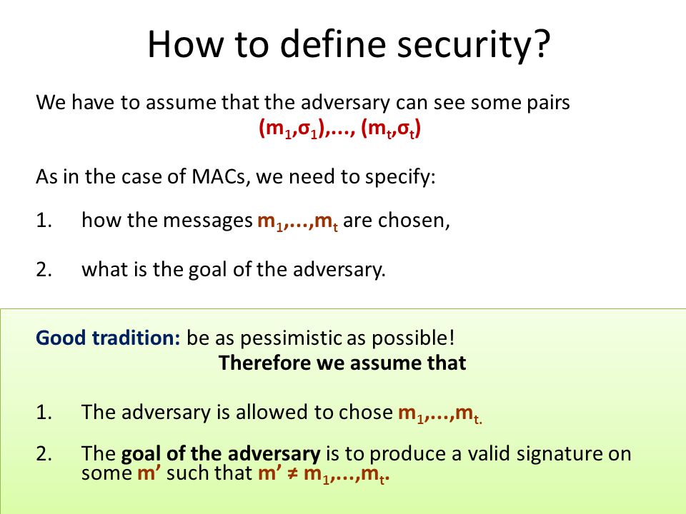 how to have a good signature