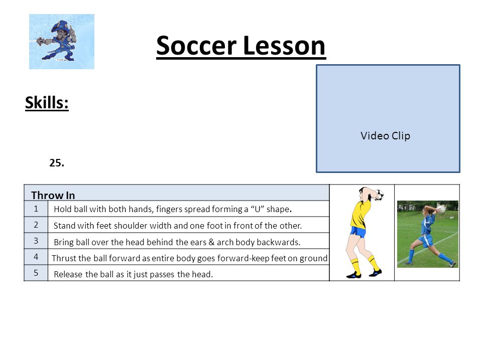 Soccer Lesson Skills: