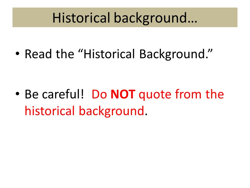 History Essay Help