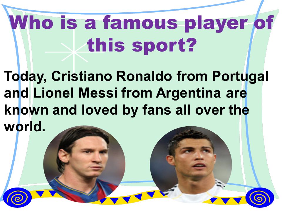 Who is a famous player of this sport.