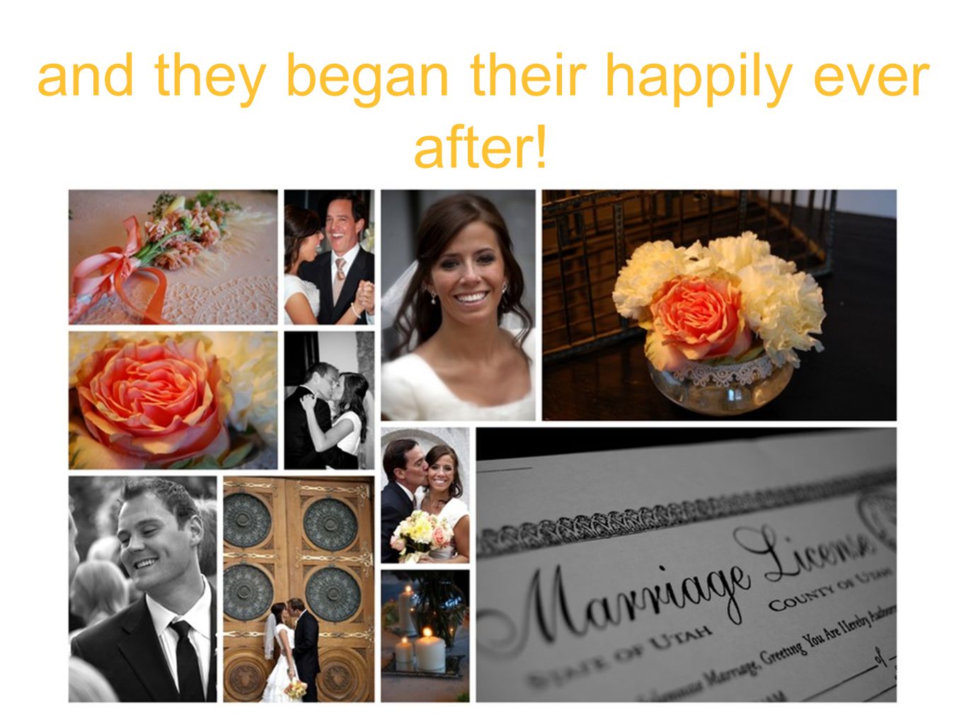 and they began their happily ever after!