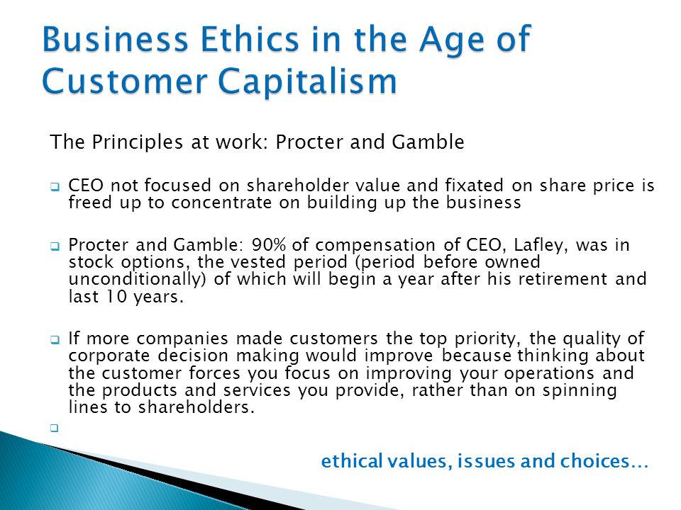 procter and gamble ethical dilemma procter and gamble ethical dilemma