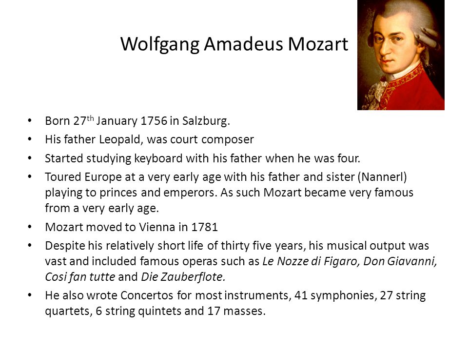 essays on wolfgang amadeus mozart Type more amadeus mozart intelligently amadeus essays enjoy proficient essay keyword essays - wolfgang amadeus wikiproject having now feb 17. essays on wolfgang amadeus mozart Type more amadeus mozart intelligently amadeus essays enjoy proficient essay keyword essays - wolfgang amadeus wikiproject having now feb 17.