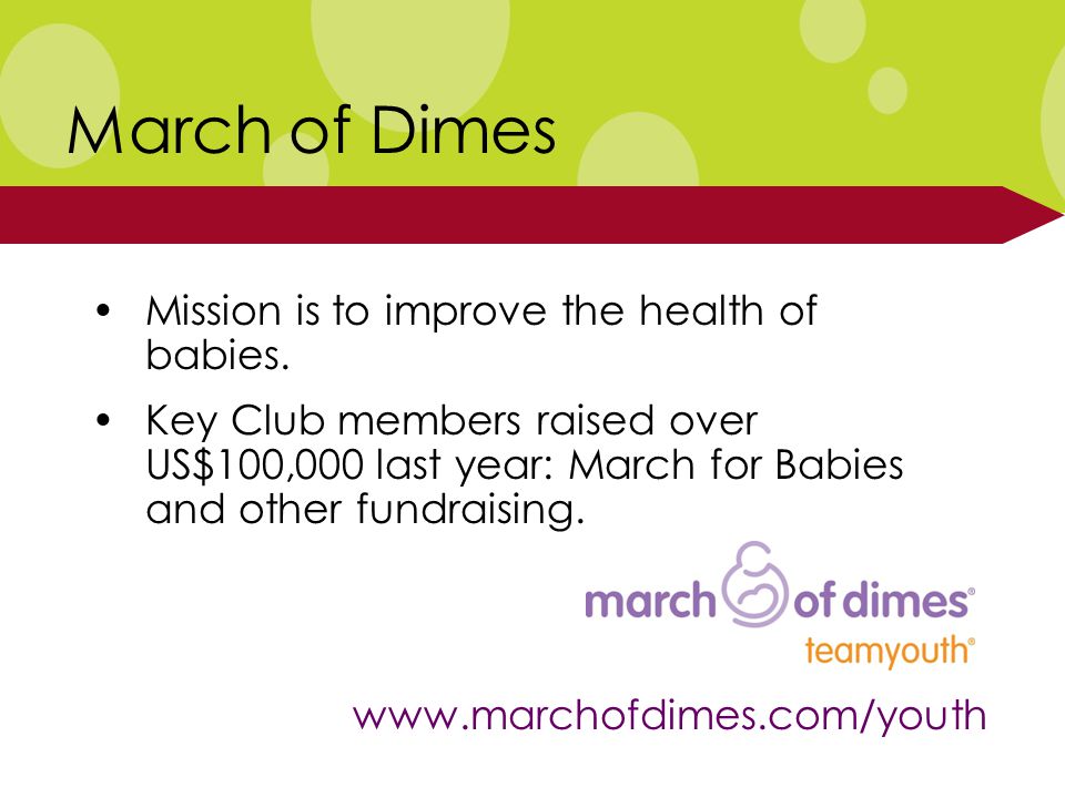 Mission is to improve the health of babies.