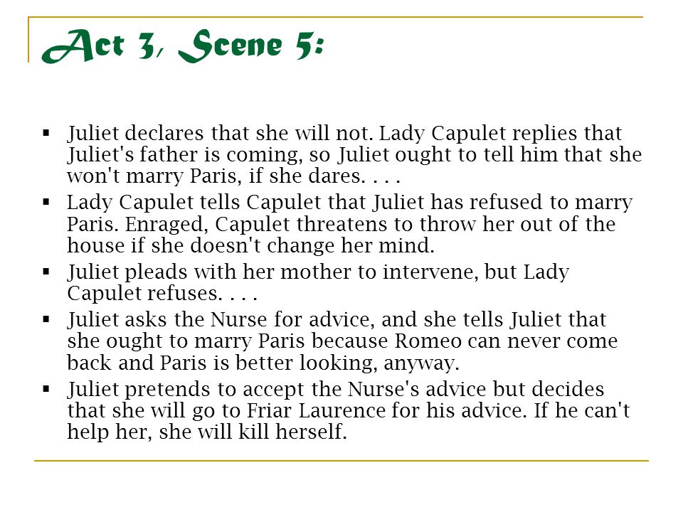 Romeo And Juliet 5 Paragraph Essay