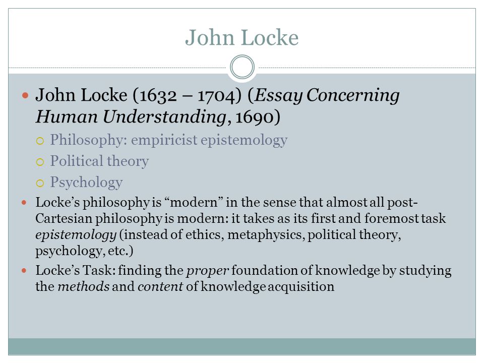 Essay concerning human understanding locke text