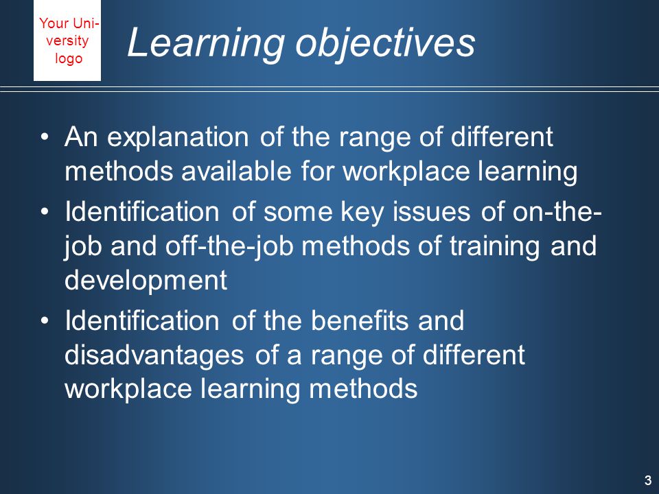 case study of training methods case study of training methods