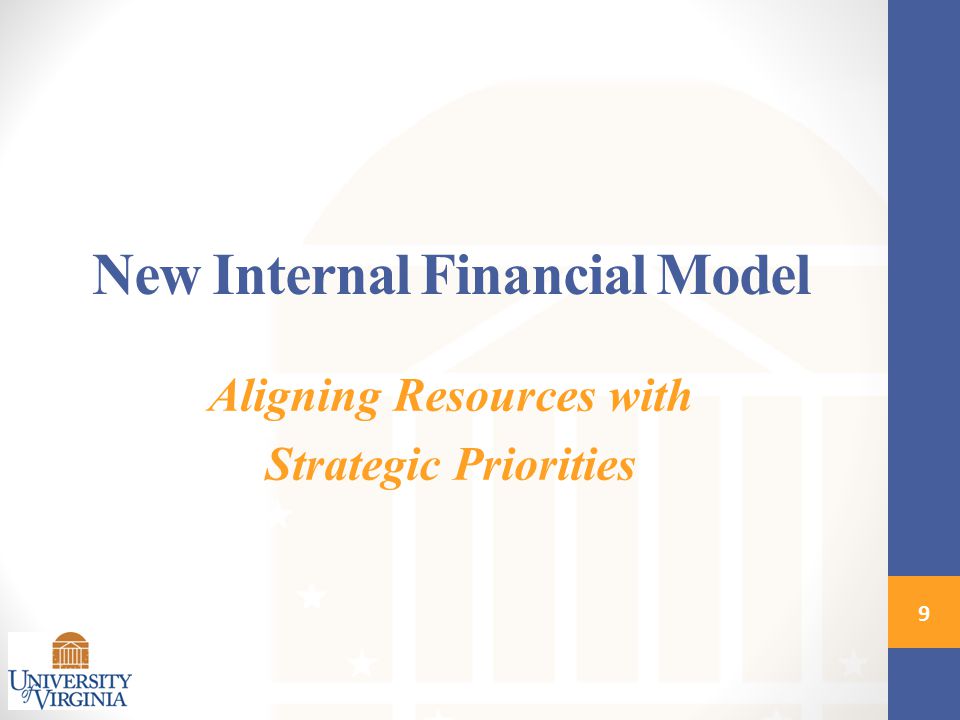 New Internal Financial Model Aligning Resources with Strategic Priorities 9
