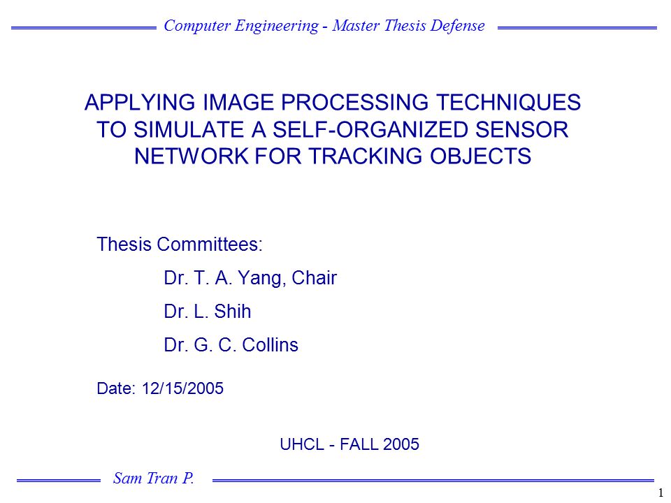 Thesis in computer engineering