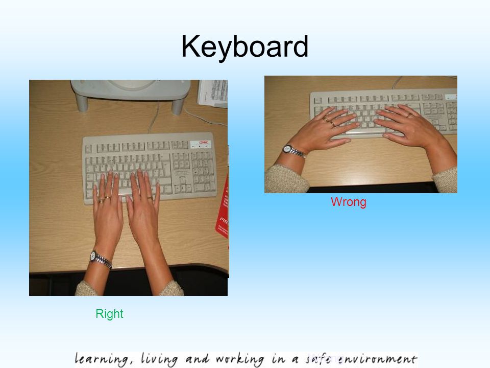Keyboard Right Wrong