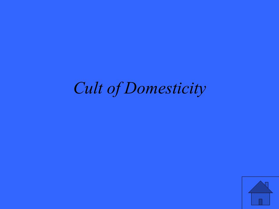 Cult of Domesticity
