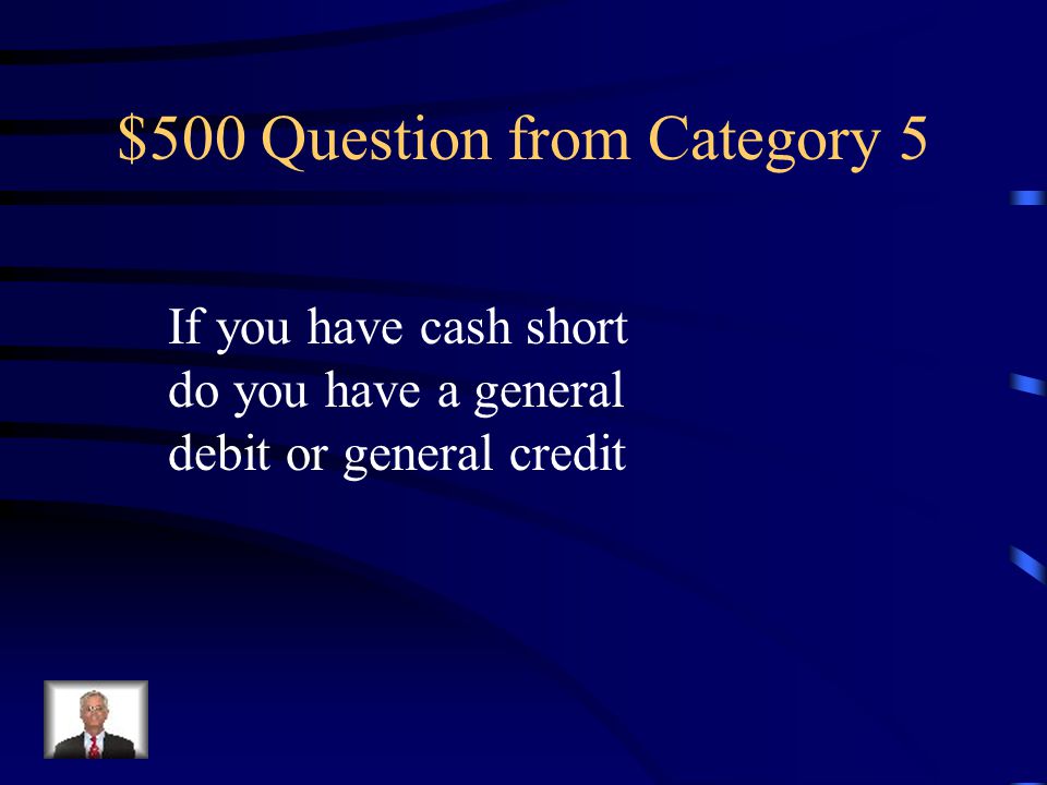 $400 Answer from Category 5 Special Journal