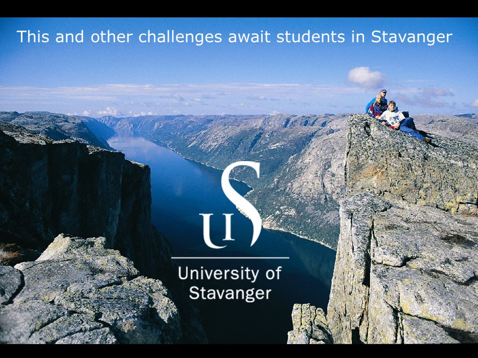 This and other challenges await students in Stavanger