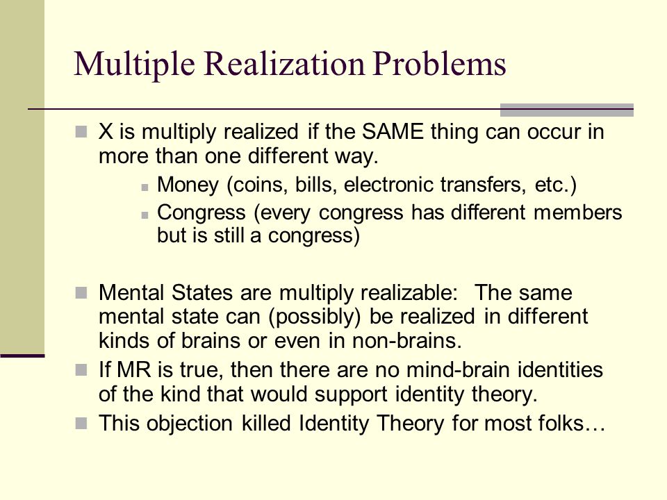 mind brain identity theory problems mind brain identity theory problems