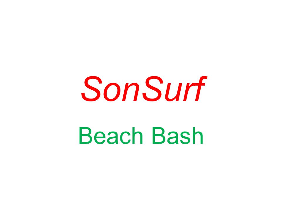 SonSurf Beach Bash