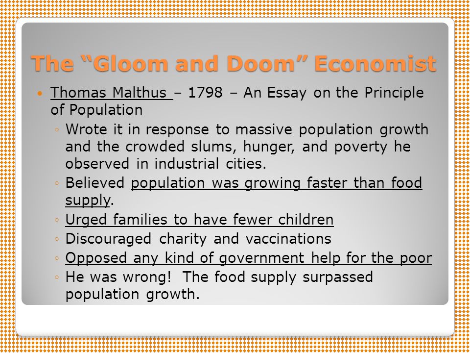 Essay About Overpopulation