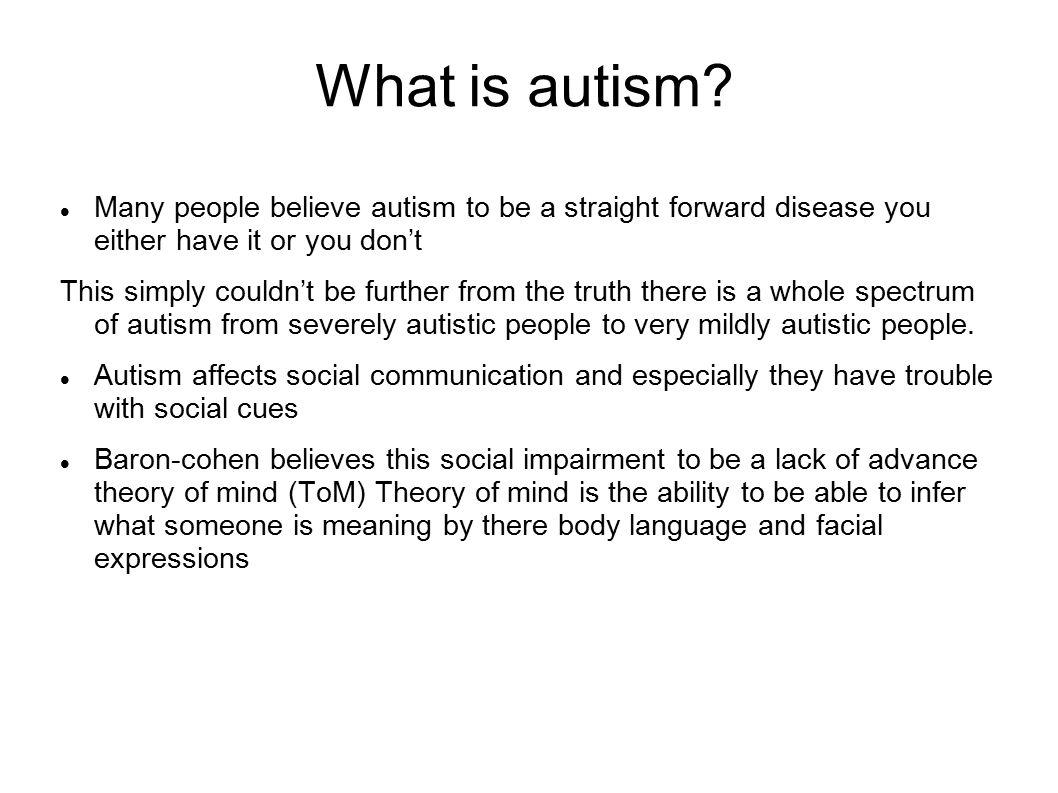 what is autism what is autism