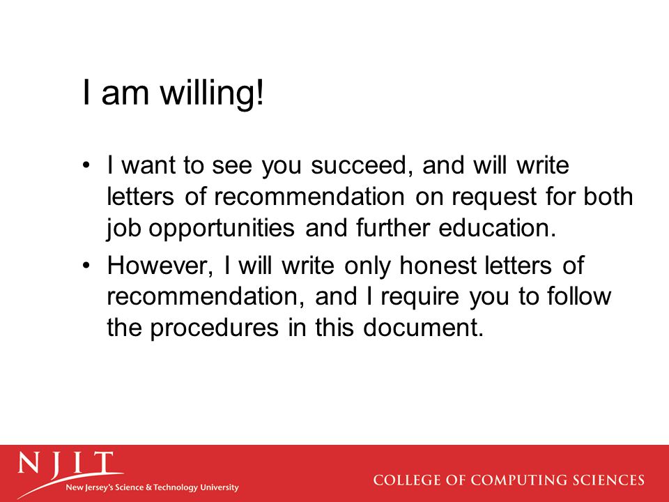 requesting a letter of recommendation from a professor