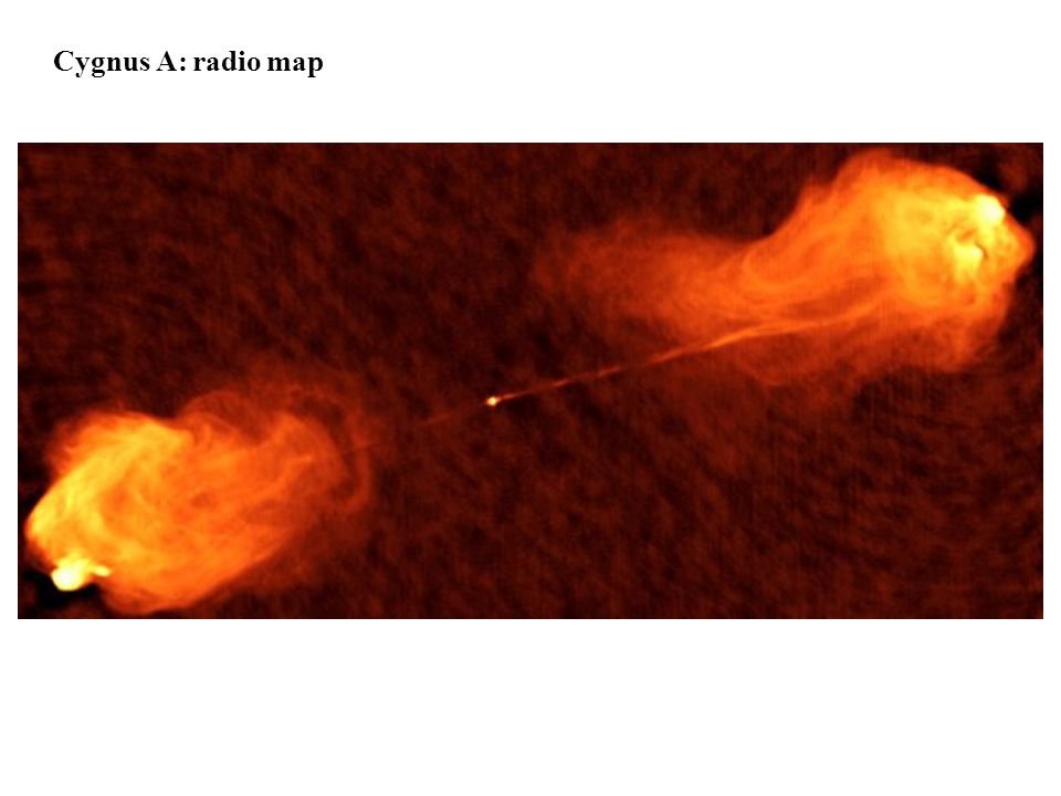 Cygnus A: radio map