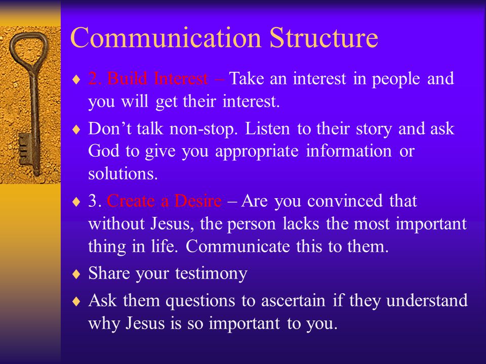 Communication Structure  2.