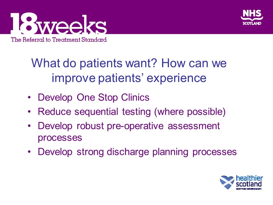 What do patients want.