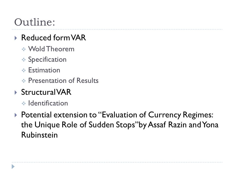 var models yankun wang cornell university oct ppt download structural vs reduced form