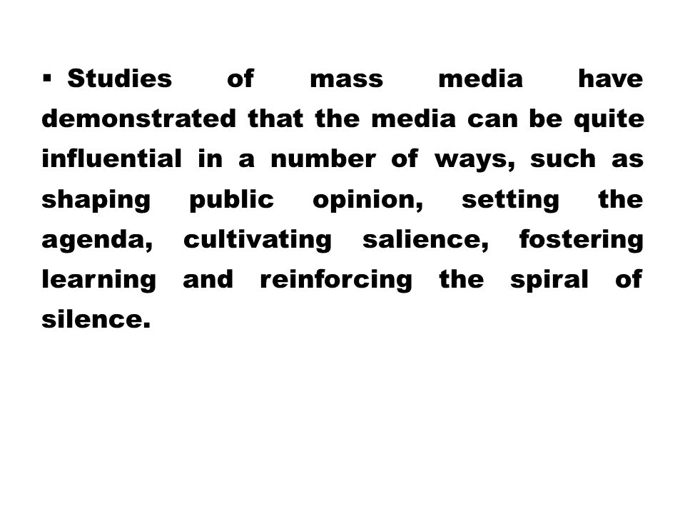 Persuasive essay on media influence