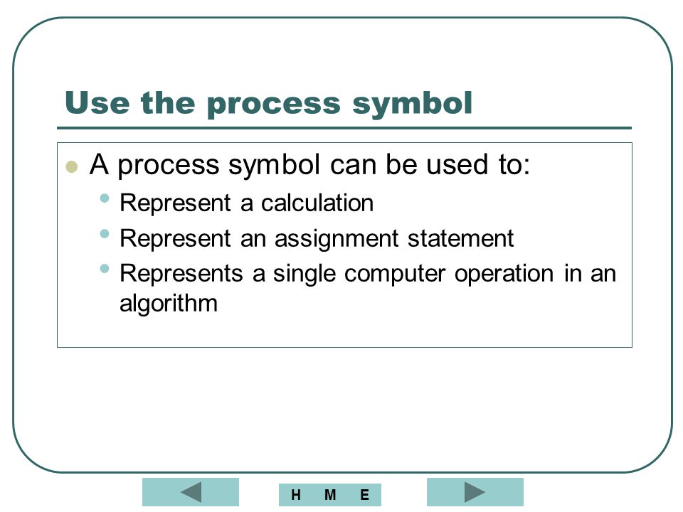 How to write an assignment statement flowchart symbols