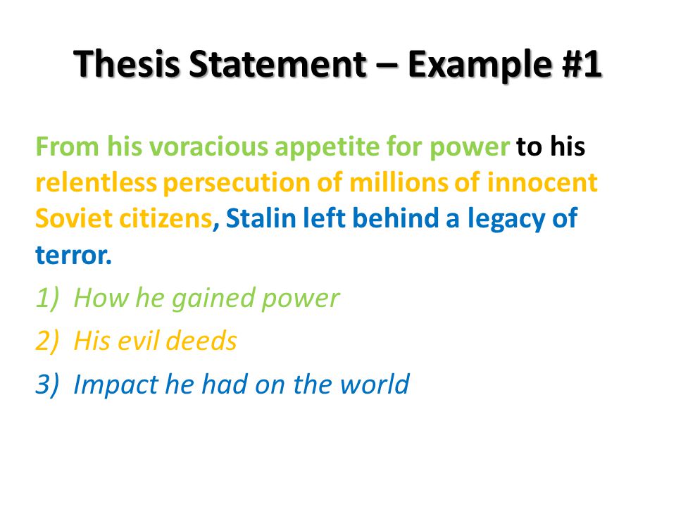thesis statement adolf hitler