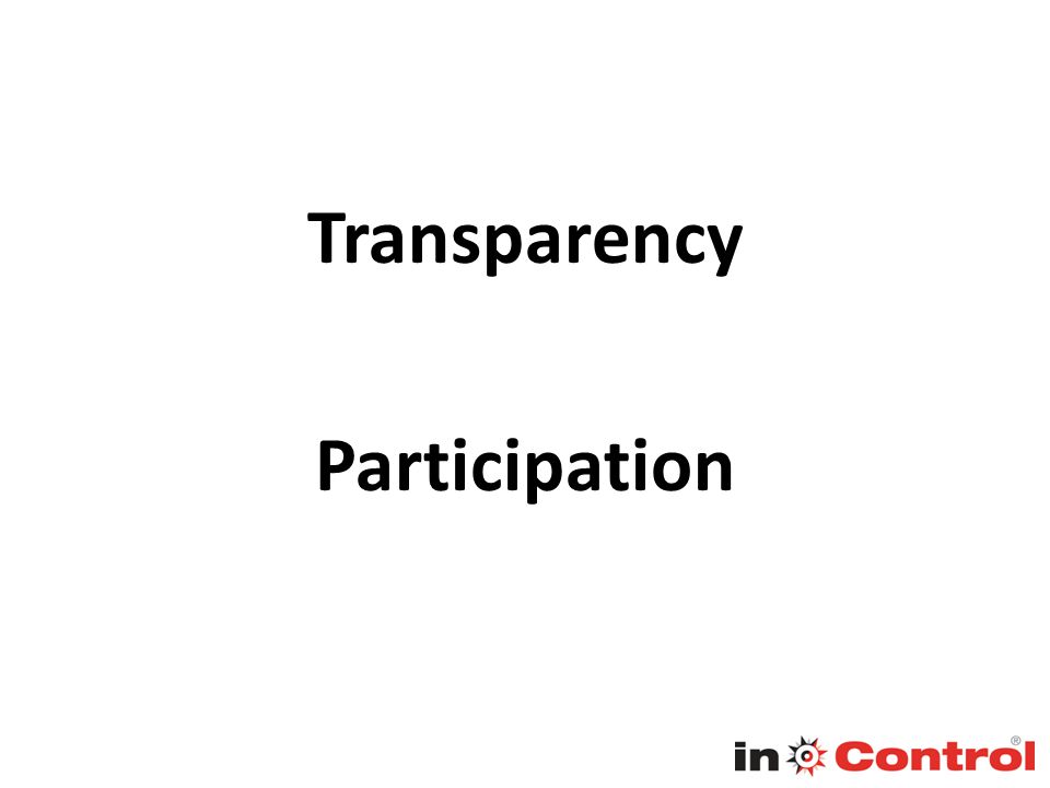 Transparency Participation
