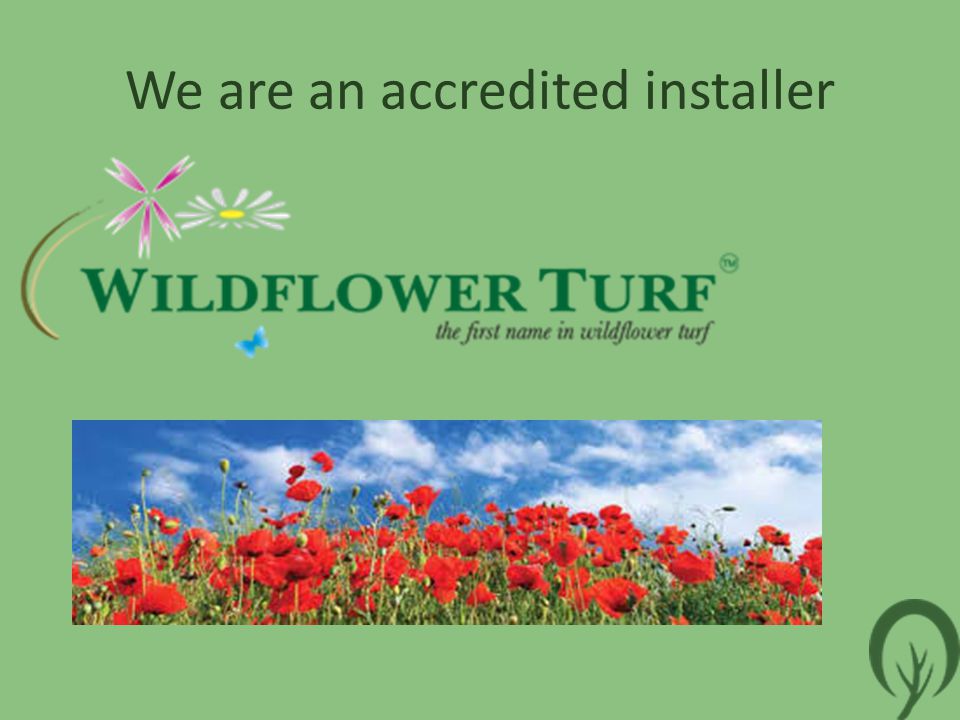 We are an accredited installer