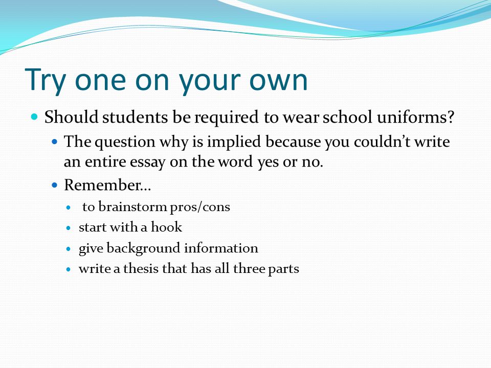 essay should essay should