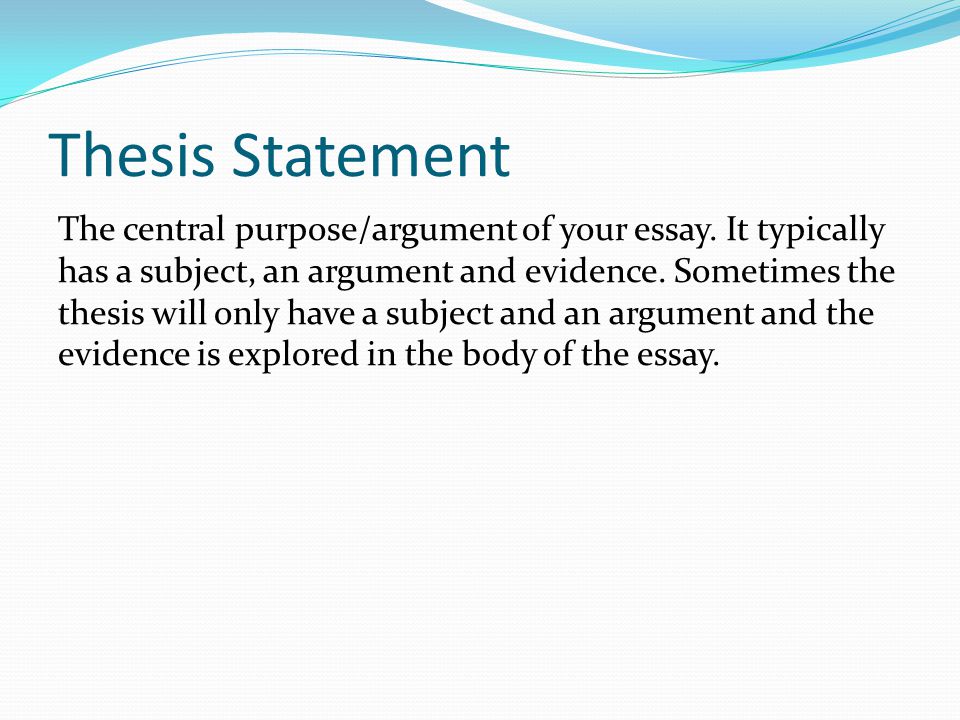 Poverty Essay Thesis