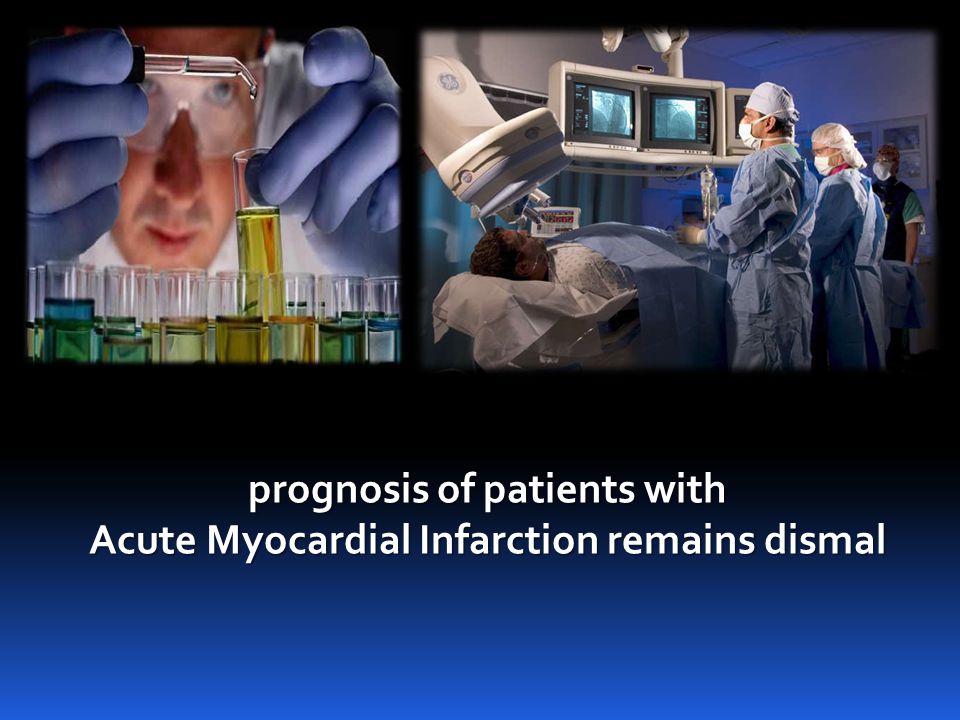 prognosis of patients with Acute Myocardial Infarction remains dismal