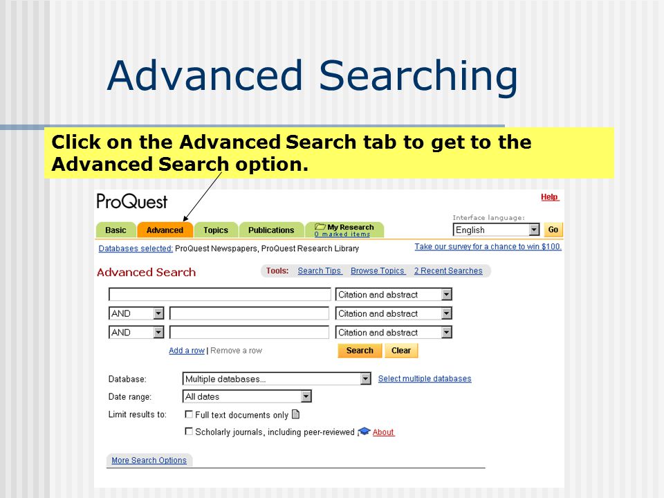 Wildcards During a search, you can use truncation operators (also known as wildcards).