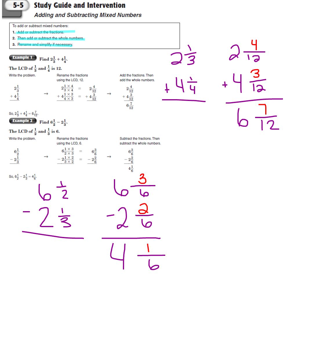 worksheet Adding Mixed Fractions adding mixed numbers ar 1 i can make equivalent fractions ppt fractions