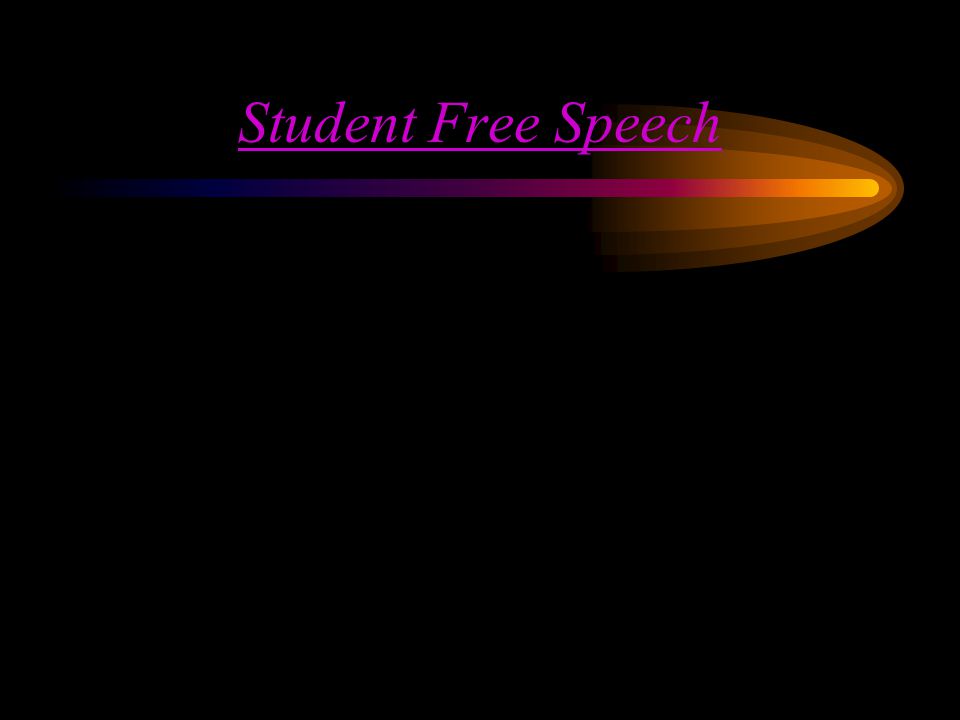 Hazelwood v Kuhlmeier Description (Key Question) –Can schools censor student speech.