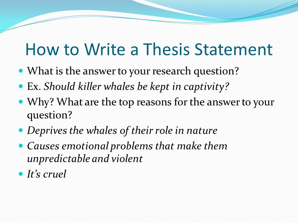 Abortion Thesis Statements