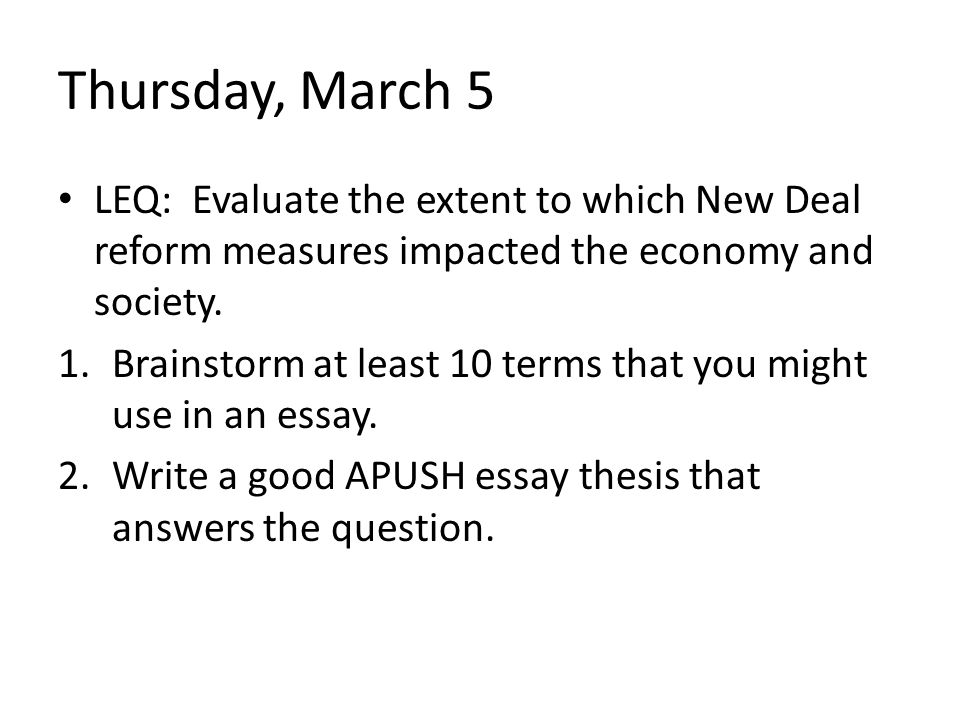 the new deal essay questions the new deal essay questions