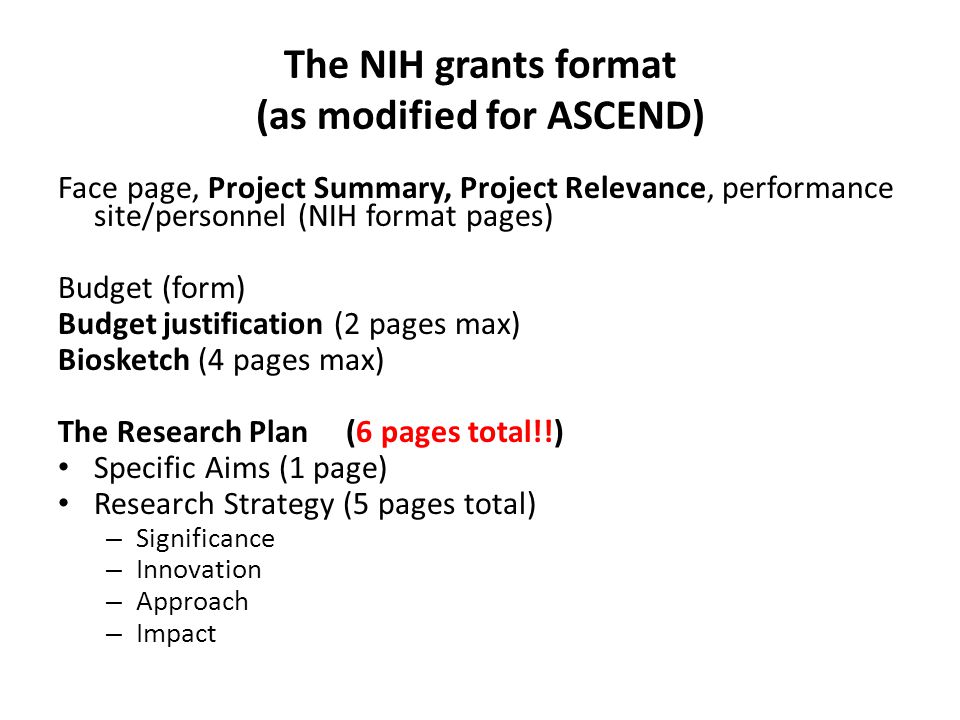 grant writing format grant writing format