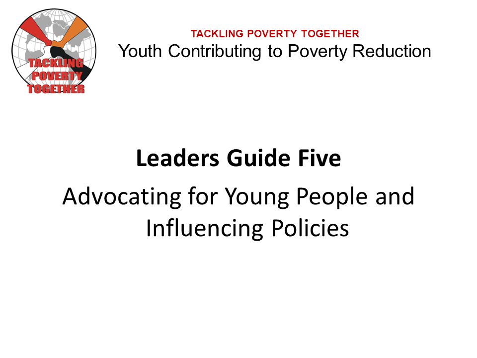 Leaders Guide Five Advocating for Young People and Influencing Policies