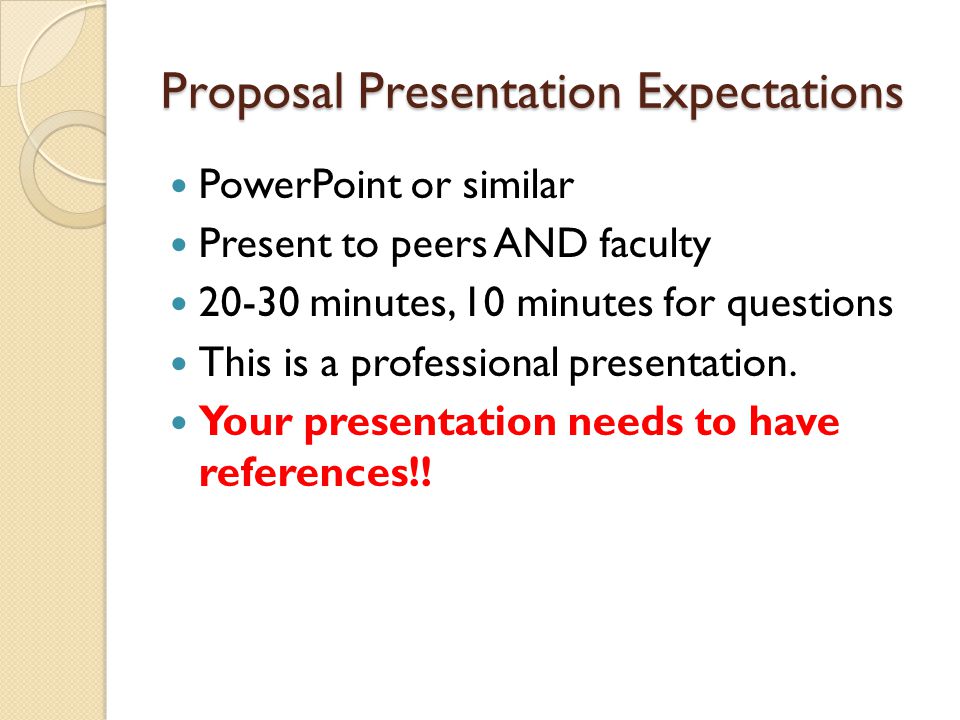 presentation overview