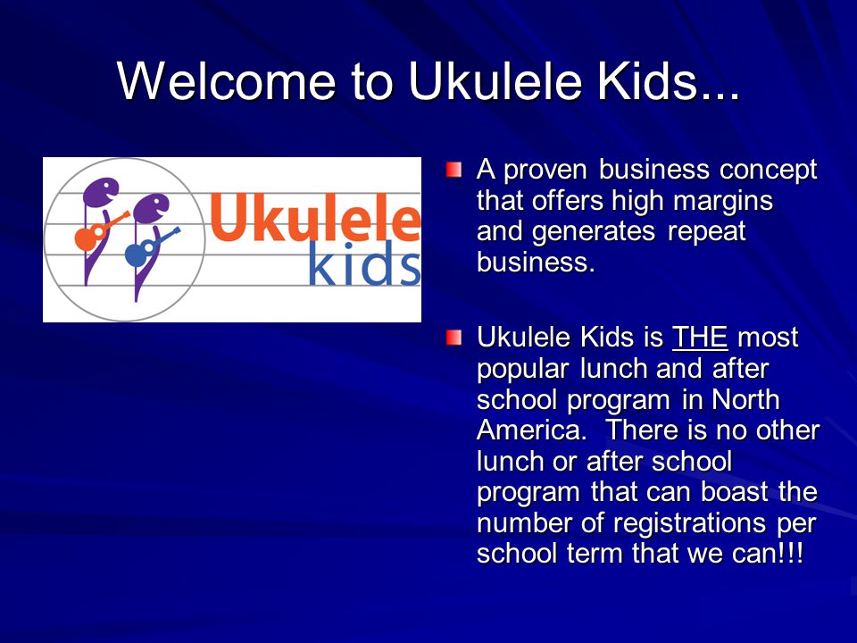 welcome to ukulele kids a proven business concept that offers school ukulele program flyer