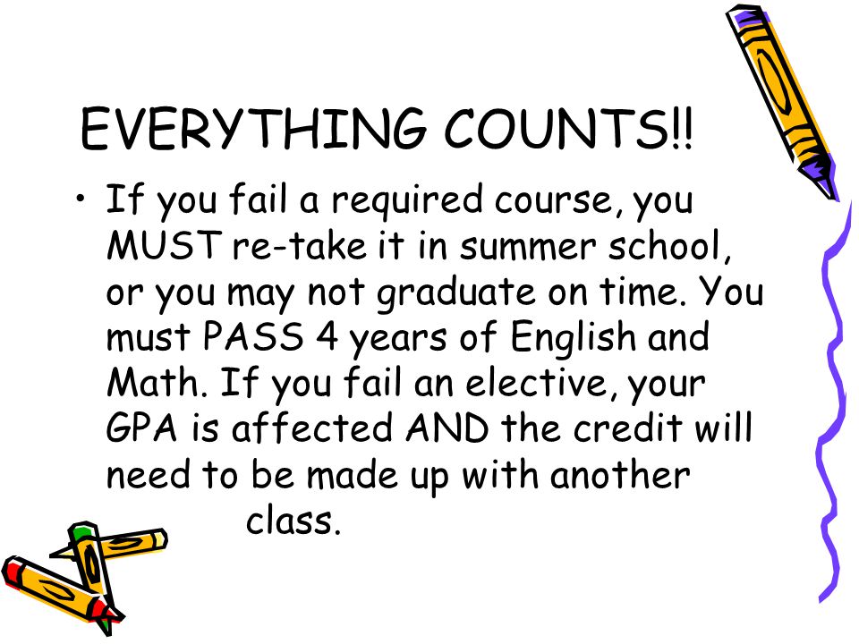 EVERYTHING COUNTS!.