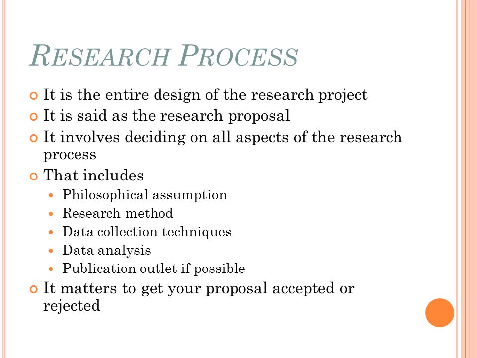 Research Proposal Design