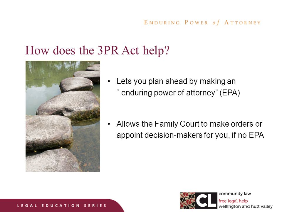 How does the 3PR Act help.
