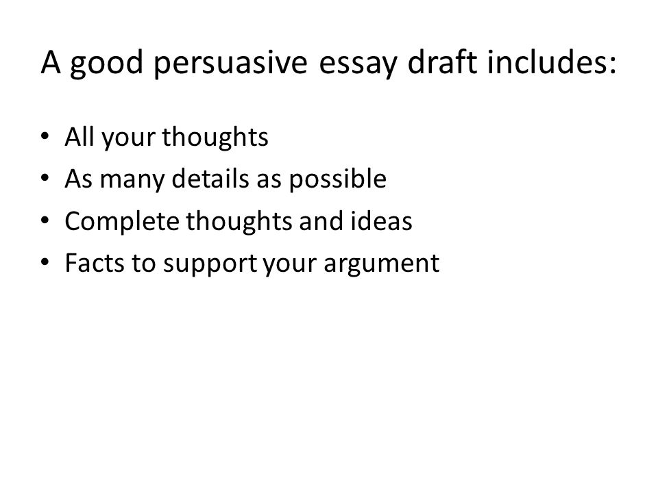 5 Paragraph Argumentative Essay Outline