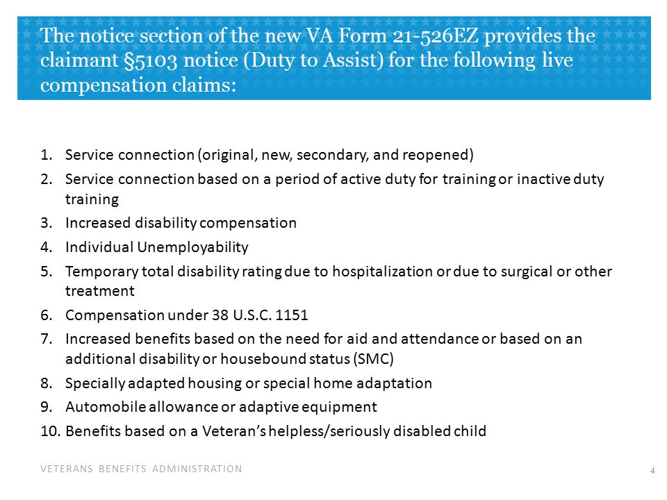 veterans benefits administration the fully developed claims program download va form 1151